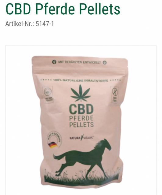 CBD Pferde Pellets  - Pferdezubehoer - Suthfeld 