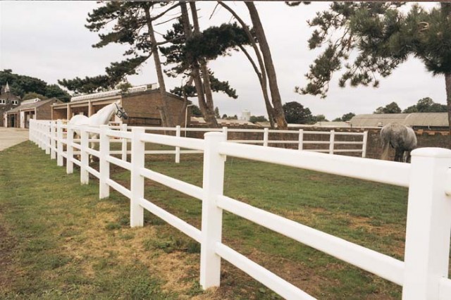 Edel aussehende Kunststoffzäune - Stallplatz - Berlin