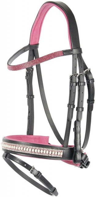 Harrys Horse Trensenzaum Britney pink - Pferdezubehoer - Mönchengladbach