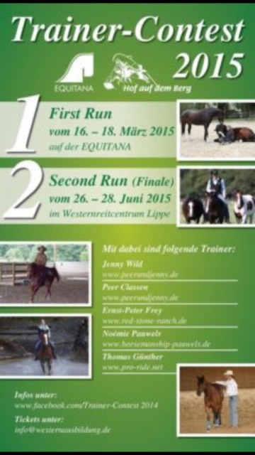 Trainer-Contest Karten, Horsemanship, Jungpferdeausbildung, Einreiten - Reitunterricht - Hagen